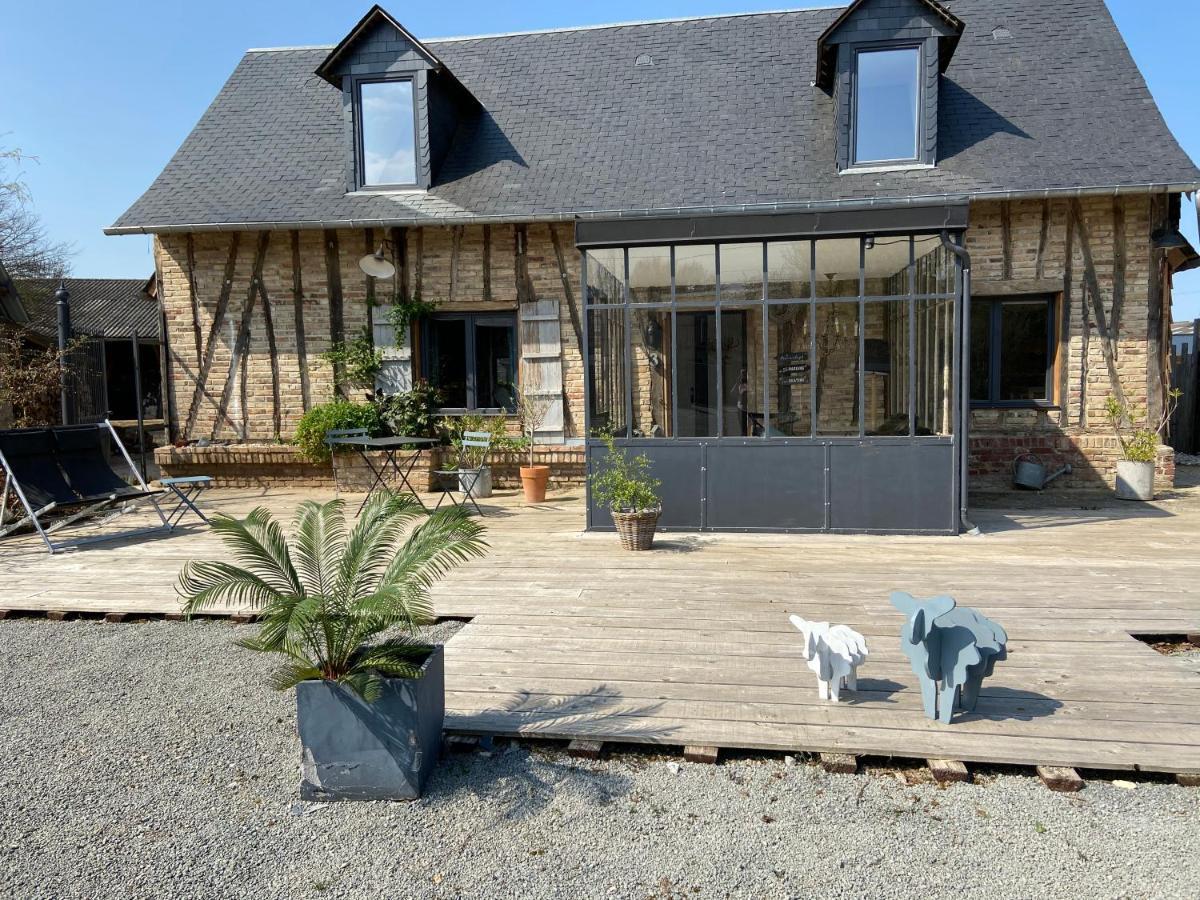 B&B - Entre Terre Et Mer Frettecuisse Bagian luar foto